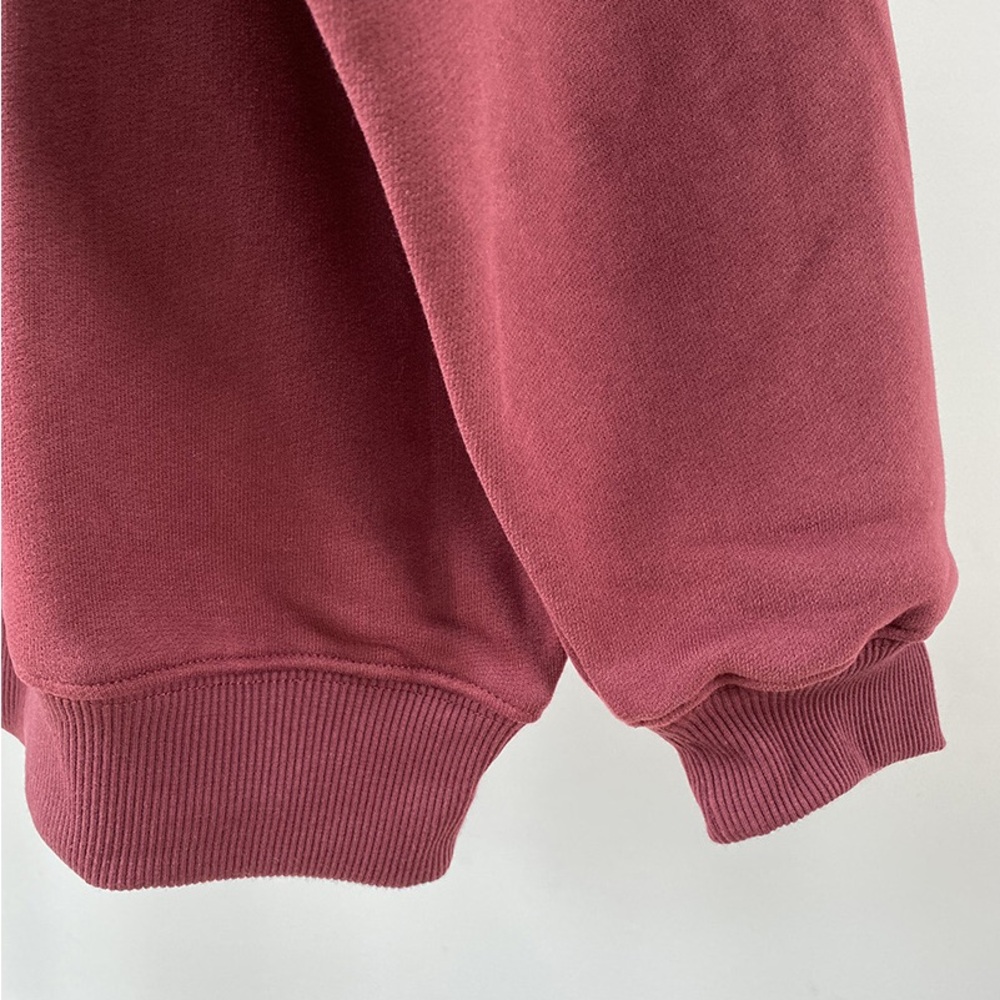 Anine Bing Maroon Logo Sweatshirt - Picture 7 of 8